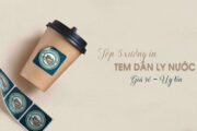 Top 5 xưởng in nhãn dán ly tại Hà Nội