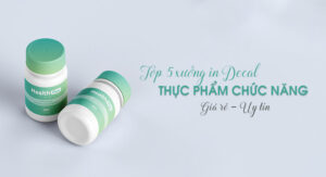 Xưởng in nhãn dán decal thực phẩm chức năng tại Hà Nội